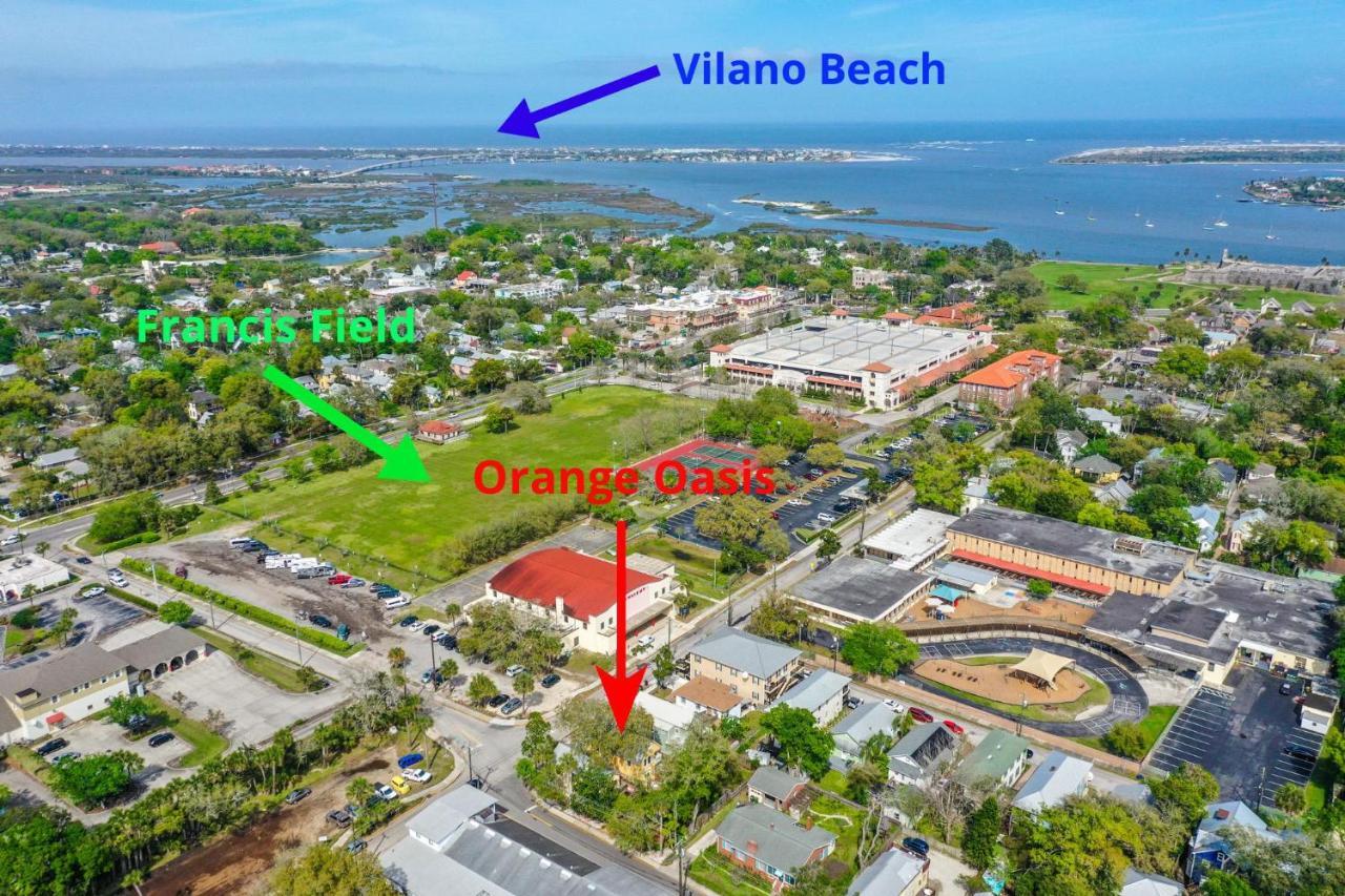 Orange Oasis - Walk To Historic District Villa Сент Августин Екстериор снимка